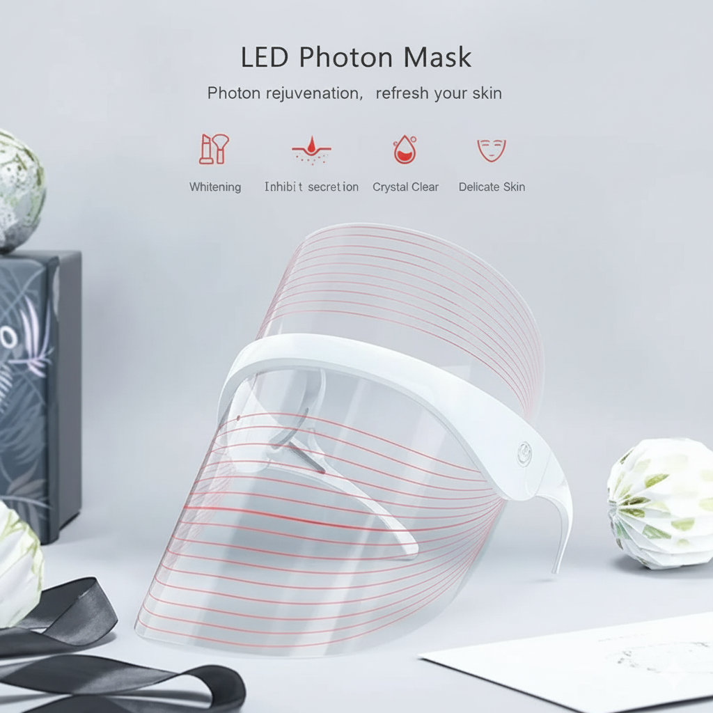 3 In 1 LED Light Therapy Face Mask
