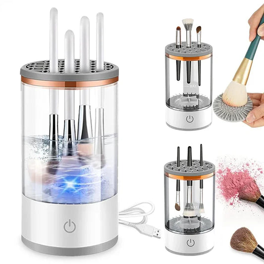 Automatic Makeup Brush Cleaner